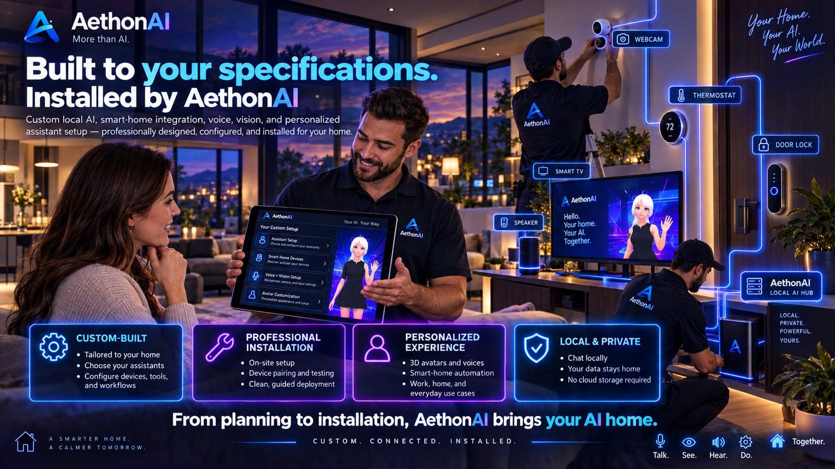AethonAI personalized home installation